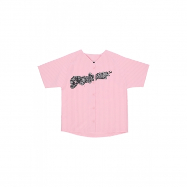 camicia manica corta donna w logo over shirt PINK