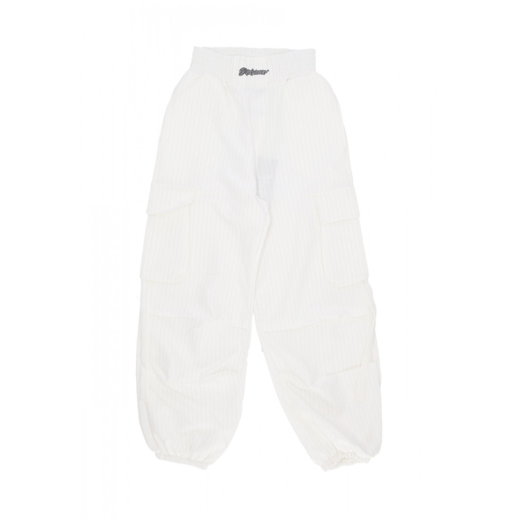 pantalone lungo donna w lines pant WHITE