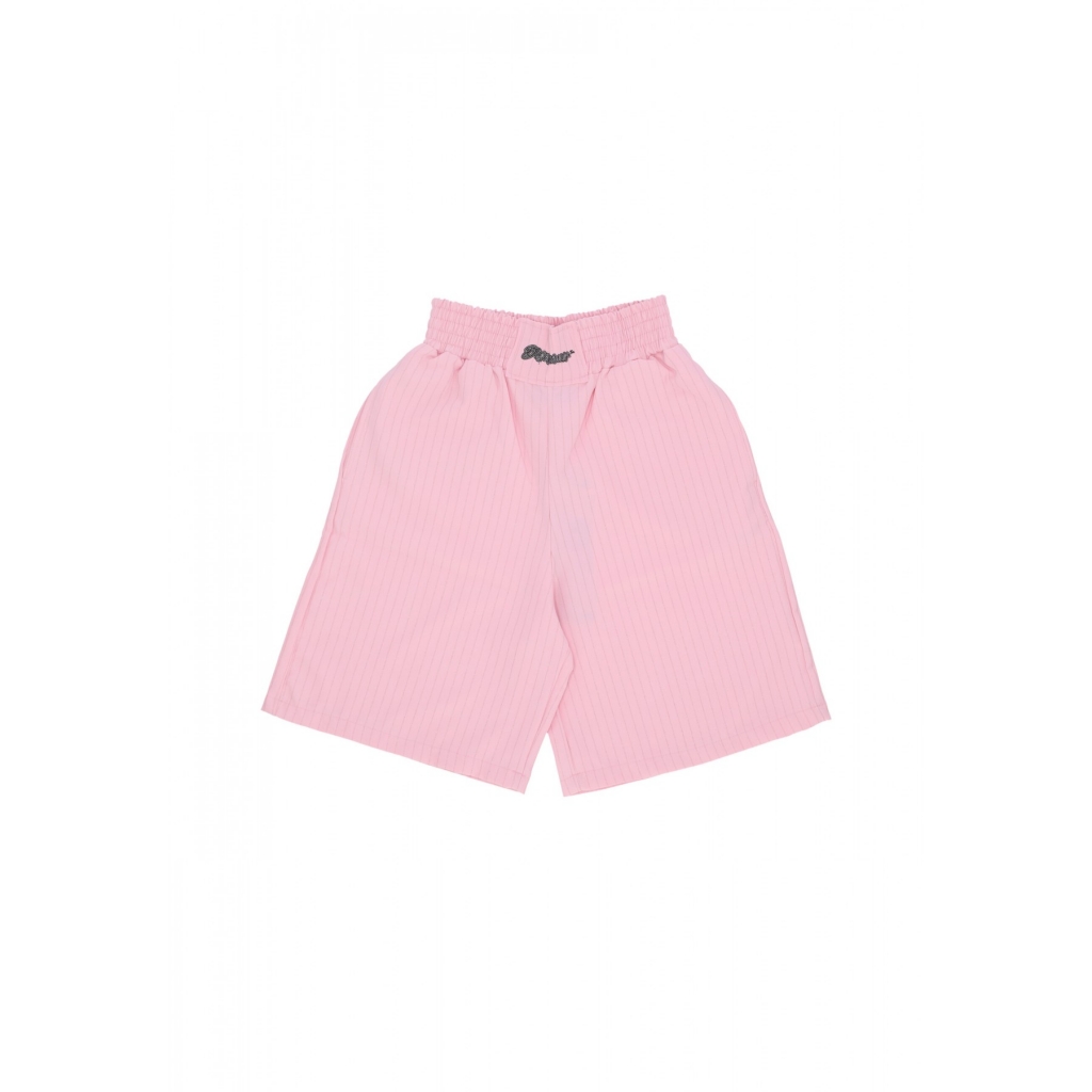 pantalone corto donna w lines short PINK