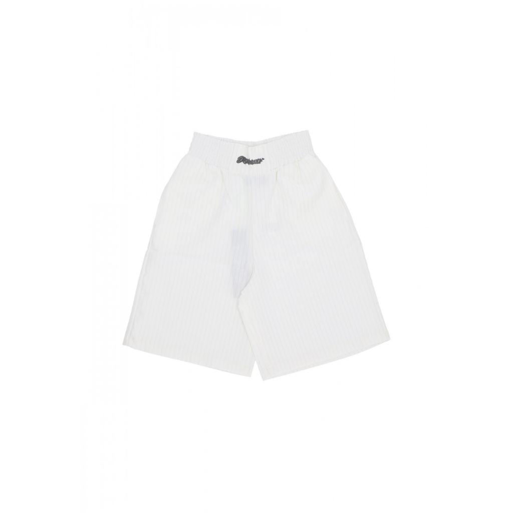 pantalone corto donna w lines short WHITE