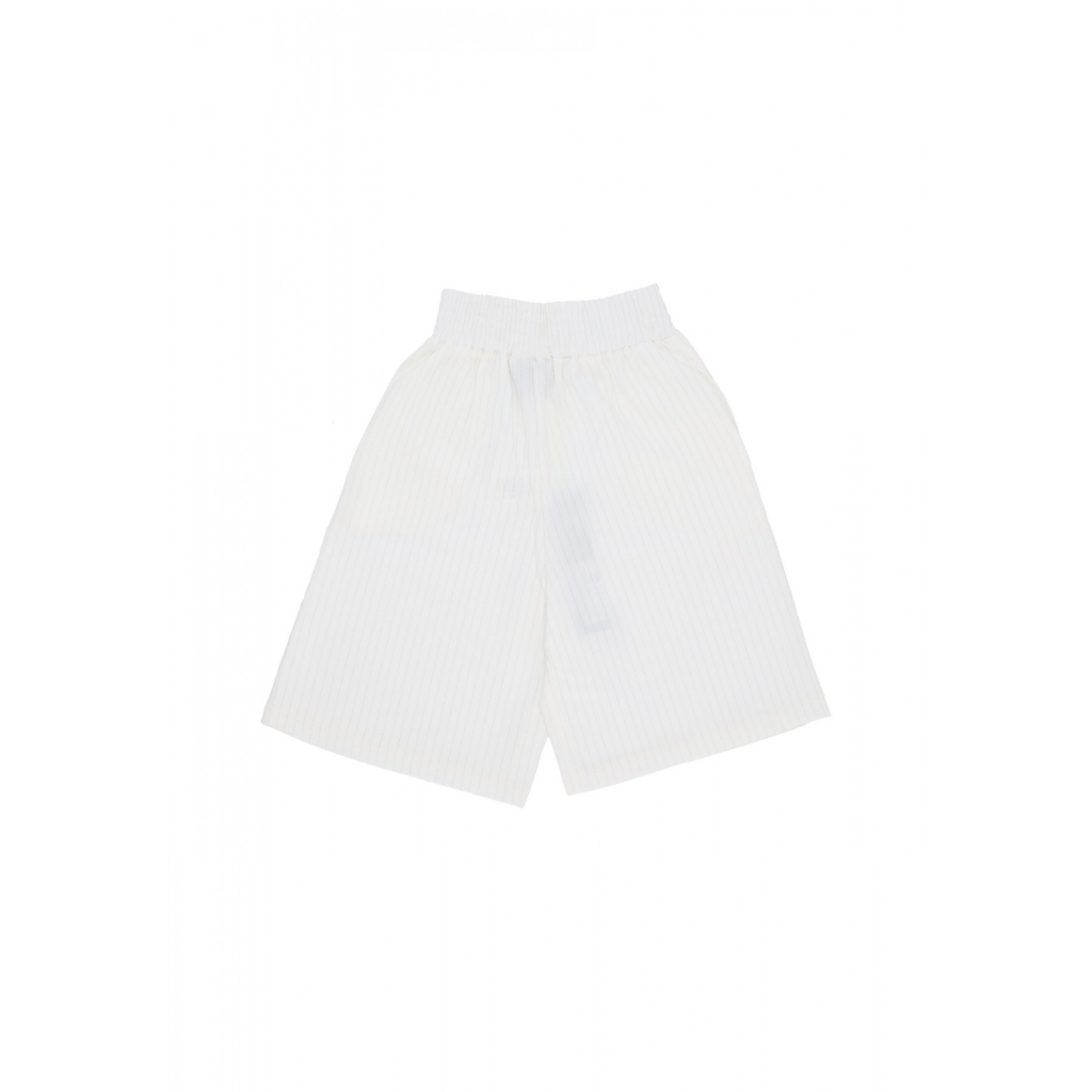 pantalone corto donna w lines short WHITE