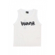 canotta donna w logo tank WHITE