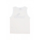canotta donna w logo tank WHITE