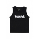canotta donna w logo tank BLACK