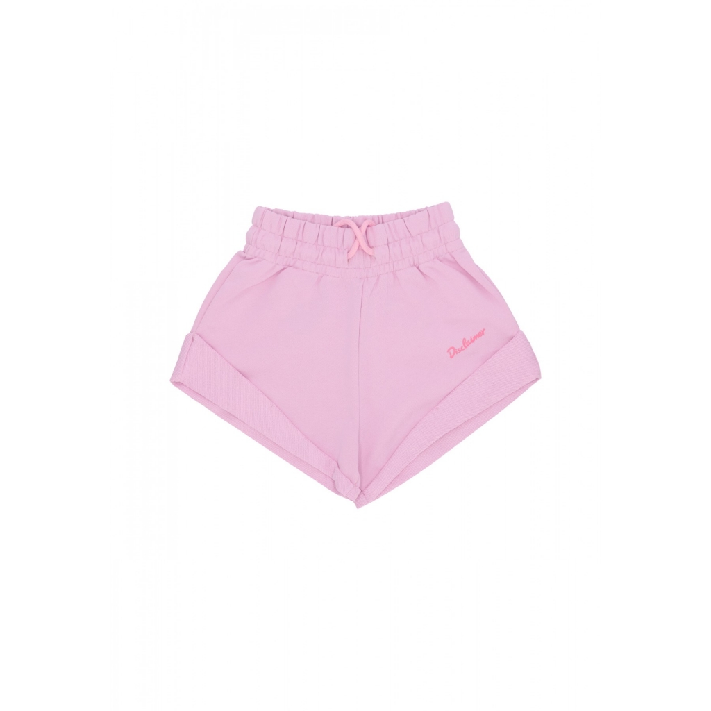 pantaloncino donna w logo short PINK