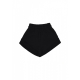 pantaloncino donna w logo short BLACK/ST WHITE