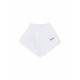 pantaloncino donna w logo short WHITE/ST BLACK