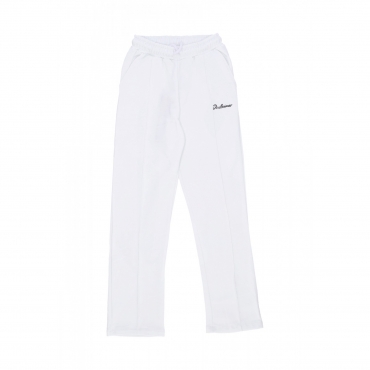 pantalone tuta leggero donna w logo pant WHITE/ST BLACK