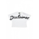 maglietta corta donna w big logo crop tee WHITE/ST BLACK