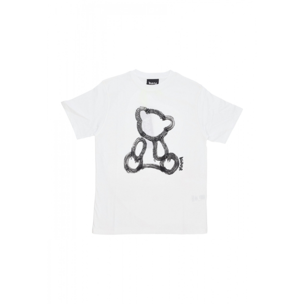 maglietta donna w strass tee WHITE