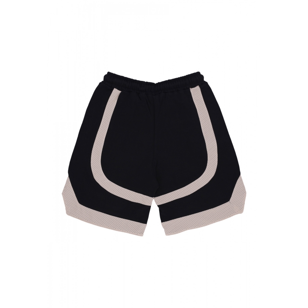 pantalone corto tuta uomo logo pant BLACK