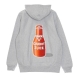 felpa cappuccio uomo carrot juice hoodie x looney tunes ATHLETIC GREY