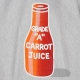 felpa cappuccio uomo carrot juice hoodie x looney tunes ATHLETIC GREY
