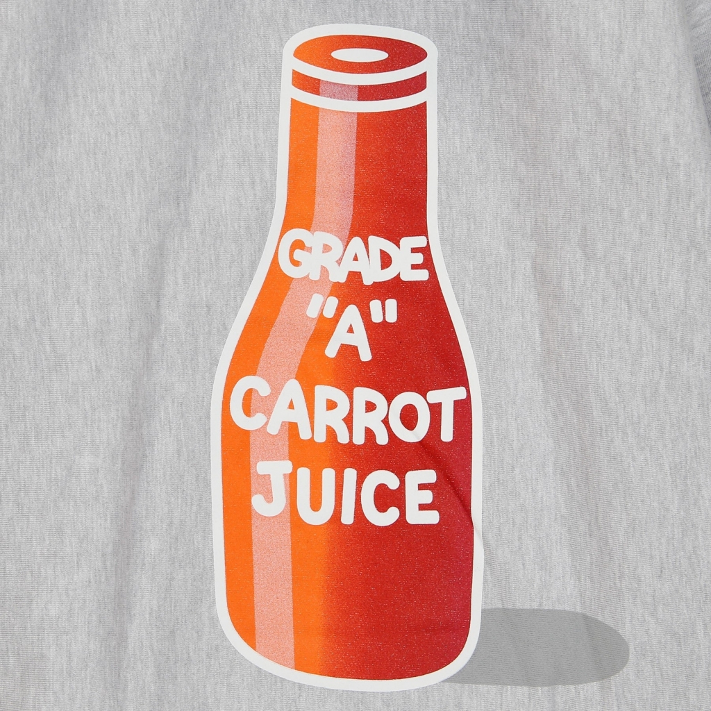 felpa cappuccio uomo carrot juice hoodie x looney tunes ATHLETIC GREY