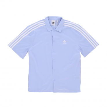 camicia manica corta uomo classic shirt BLUE DAWN