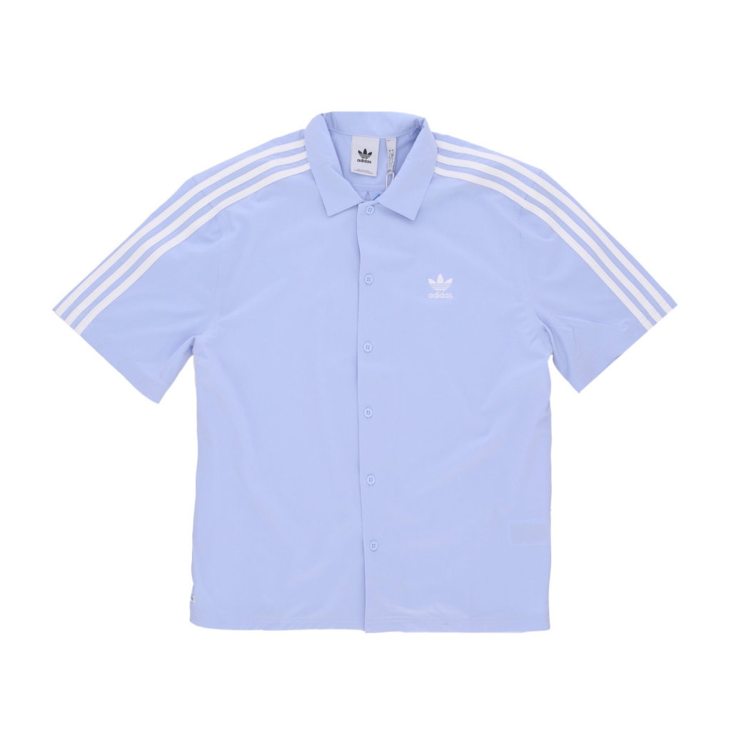 camicia manica corta uomo classic shirt BLUE DAWN