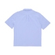 camicia manica corta uomo classic shirt BLUE DAWN