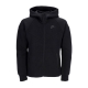 felpa leggera cappuccio zip donna w sportswear tech fleece windrunner full-zip hoodie BLACK/BLACK
