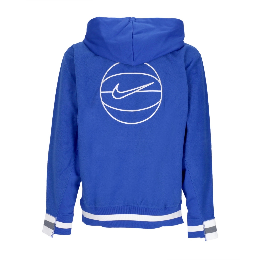 felpa cappuccio uomo dri-fit standard issue naos hoodie GAME ROYAL/WHITE