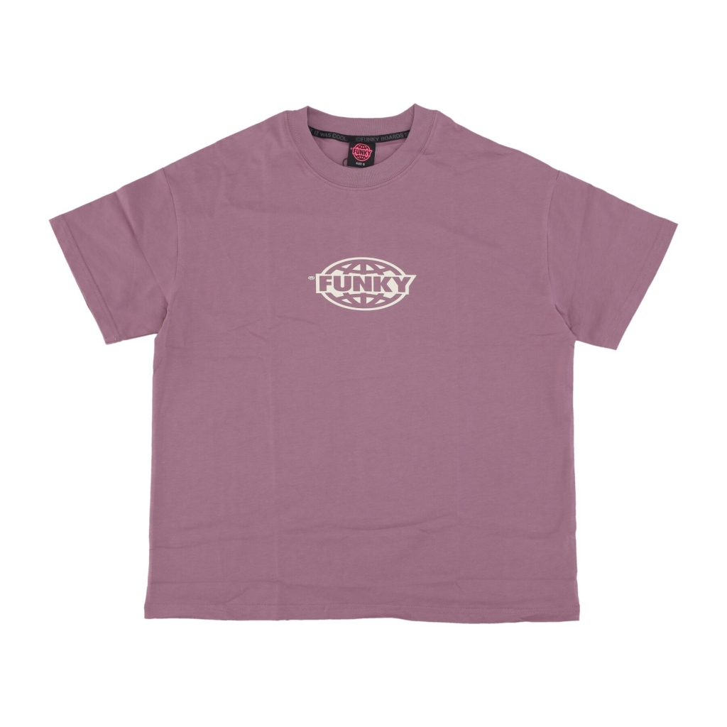 maglietta uomo oval logo tee PLUM