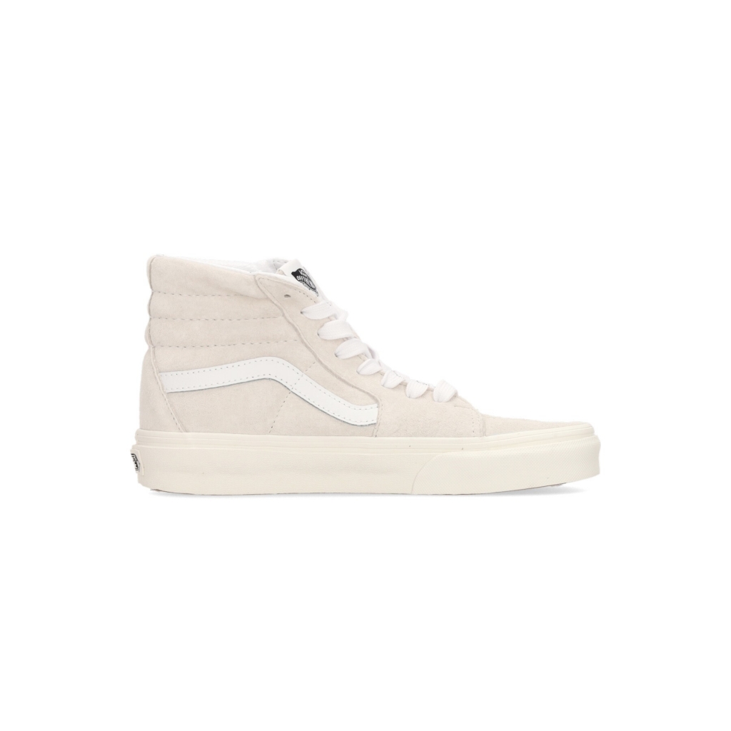 scarpa alta uomo sk8-hi PIG SUEDE BLANC DE BLANC