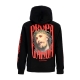 felpa cappuccio uomo crown hoodie BLACK