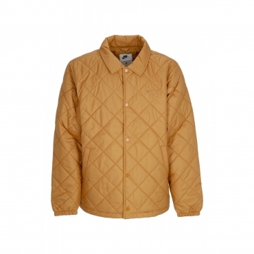 giacca coach jacket uomo club therma-fit jacket FLAX/BLACK/FLAX