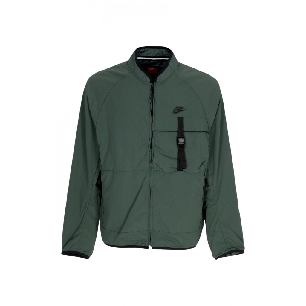 giubbotto uomo tech woven jacket VINTAGE GREEN/BLACK