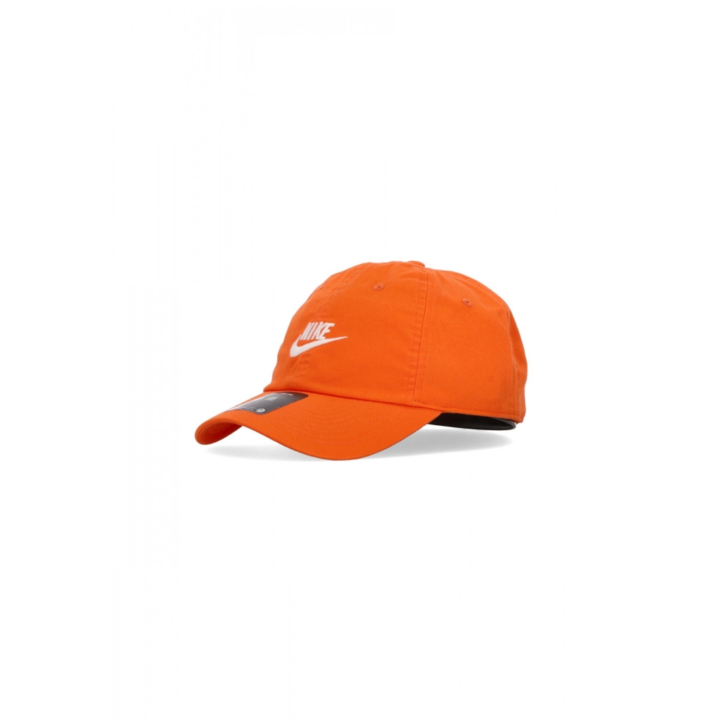 cappellino visiera curva uomo club futura washed cap SAFETY ORANGE/WHITE