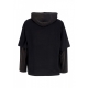 maglietta manica lunga uomo tale hoodie age BLACK/FADED BLACK