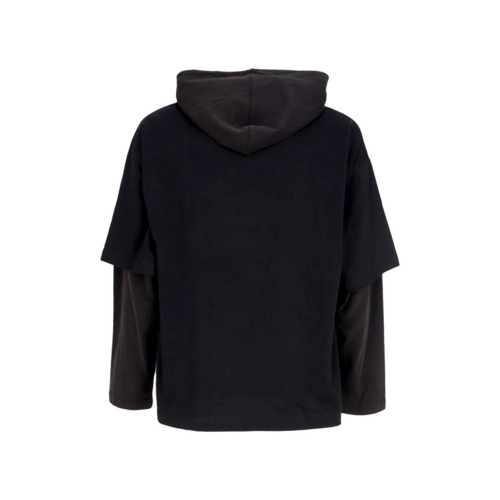 maglietta manica lunga uomo tale hoodie age BLACK/FADED BLACK