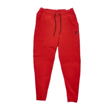 pantalone tuta leggero uomo sportswear tech fleece pant GYM RED/BLACK