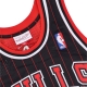 canotta basket uomo nba authentic jersey hardwood classics no 23 michael jordan 1995-96 chibul alternate BLACK STRIPE