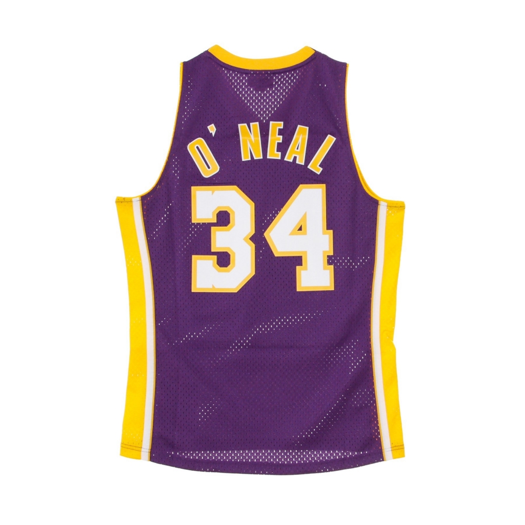 canotta basket uomo nba swingman jersey hardwood classics no34 shaquille oneal 1999-00 loslak road ORIGINAL TEAM COLORS