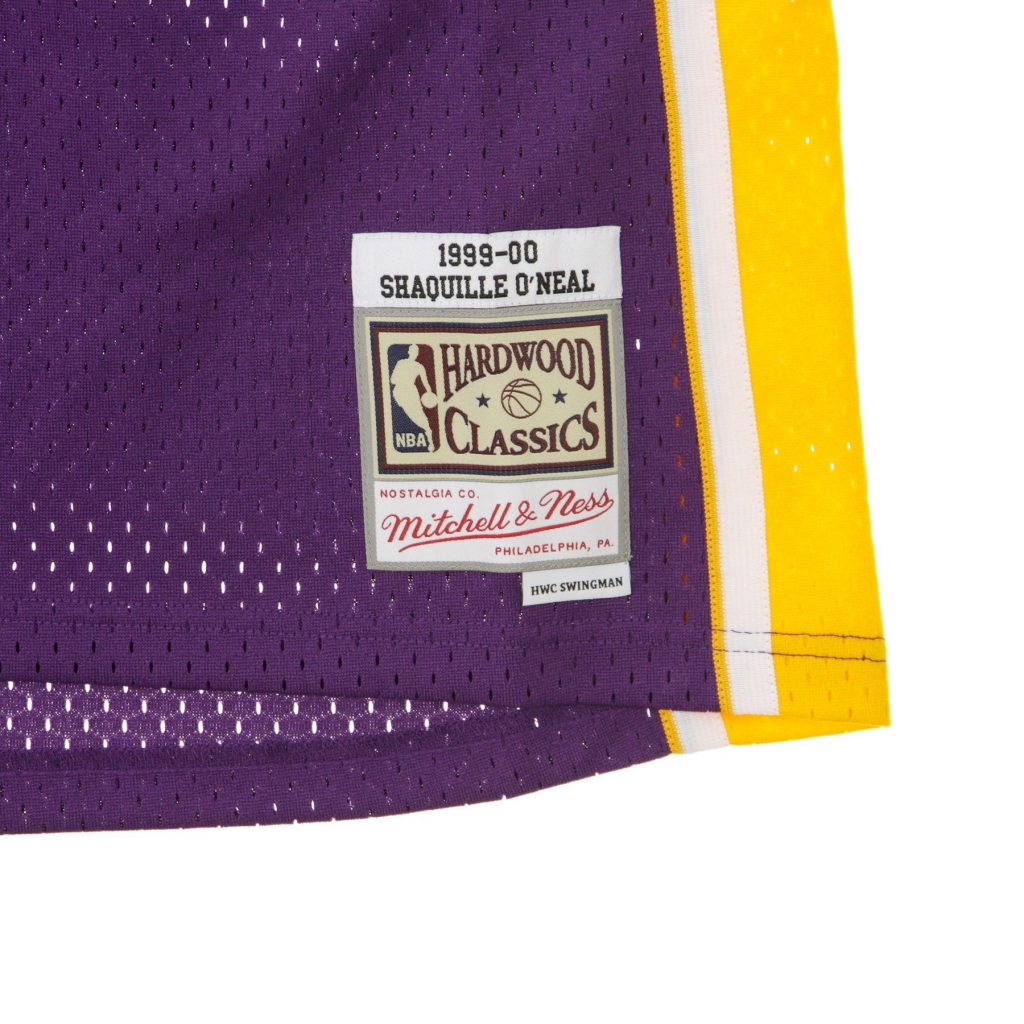 canotta basket uomo nba swingman jersey hardwood classics no34 shaquille oneal 1999-00 loslak road ORIGINAL TEAM COLORS