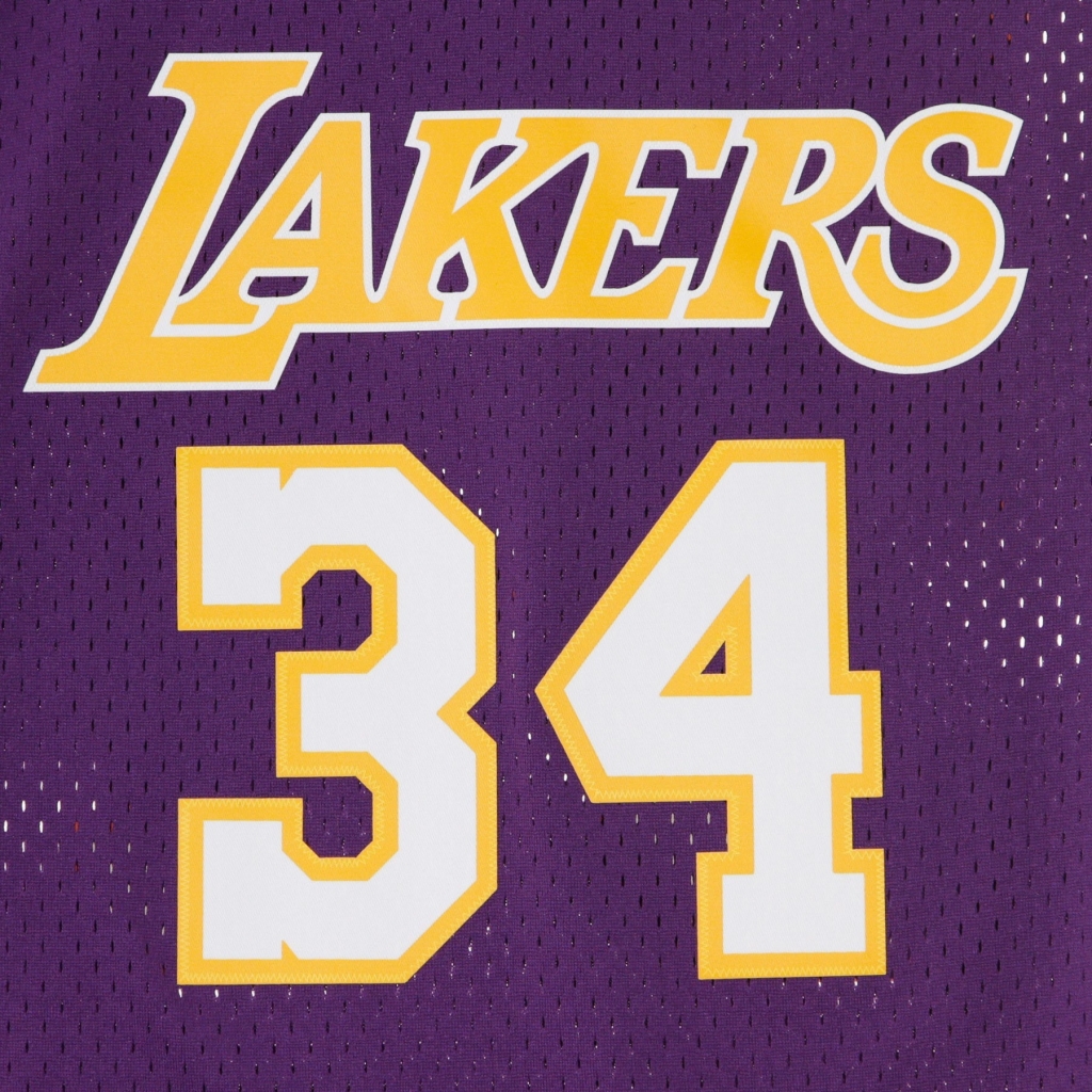 canotta basket uomo nba swingman jersey hardwood classics no34 shaquille oneal 1999-00 loslak road ORIGINAL TEAM COLORS