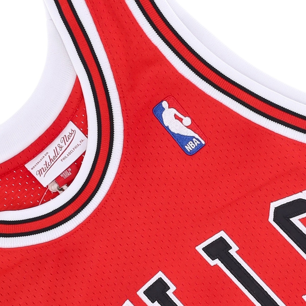 canotta basket uomo nba authentic jersey hardwood classics no 23 michael jordan 1997-98 chibul road RED