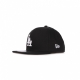 cappellino visiera piatta uomo mlb basic league essential 5950 losdod BLACK/WHITE