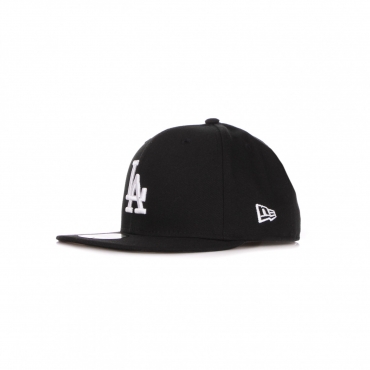 cappellino visiera piatta uomo mlb basic league essential 5950 losdod BLACK/WHITE