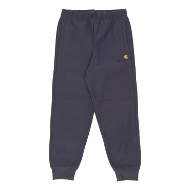 pantalone tuta felpato uomo american script jogging ZEUS