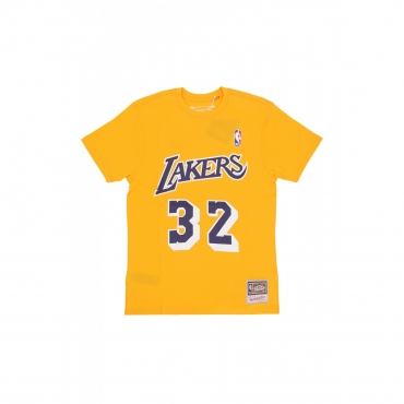 maglietta uomo nba tee no 32 magic johnson loslak ORIGINAL TEAM COLORS