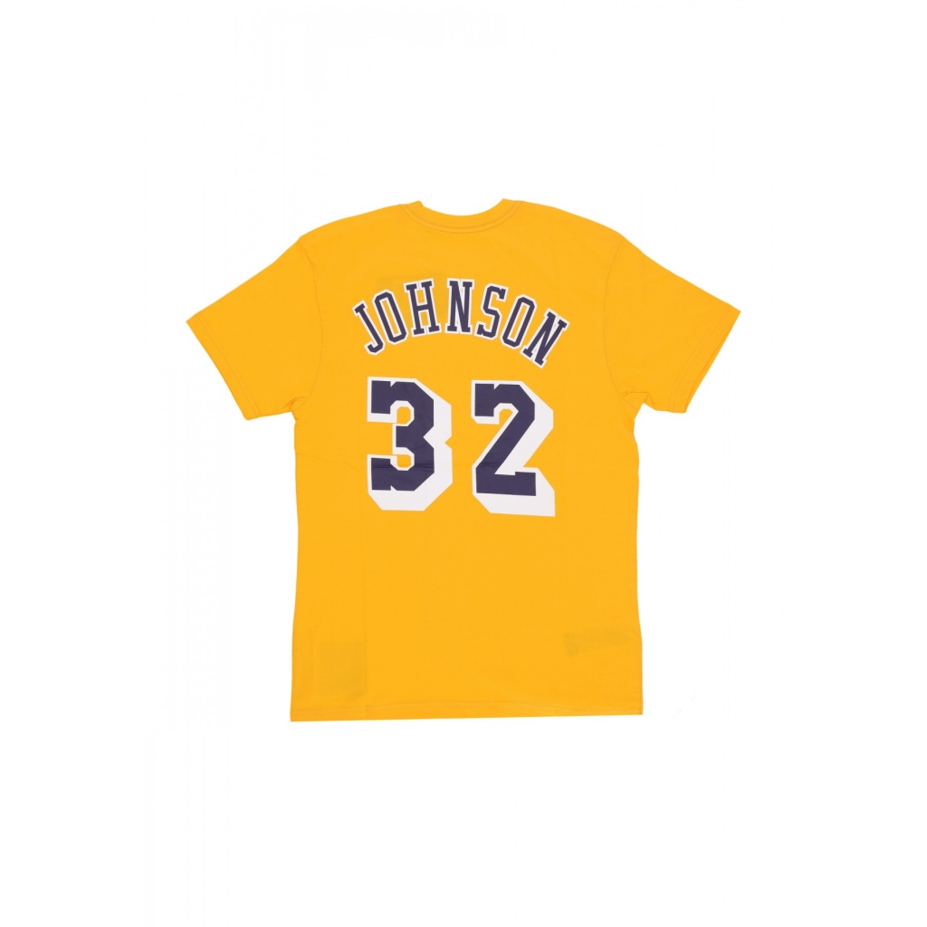 maglietta uomo nba tee no 32 magic johnson loslak ORIGINAL TEAM COLORS
