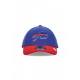 cappellino visiera curva uomo nfl the league bufbil ROYAL/RED