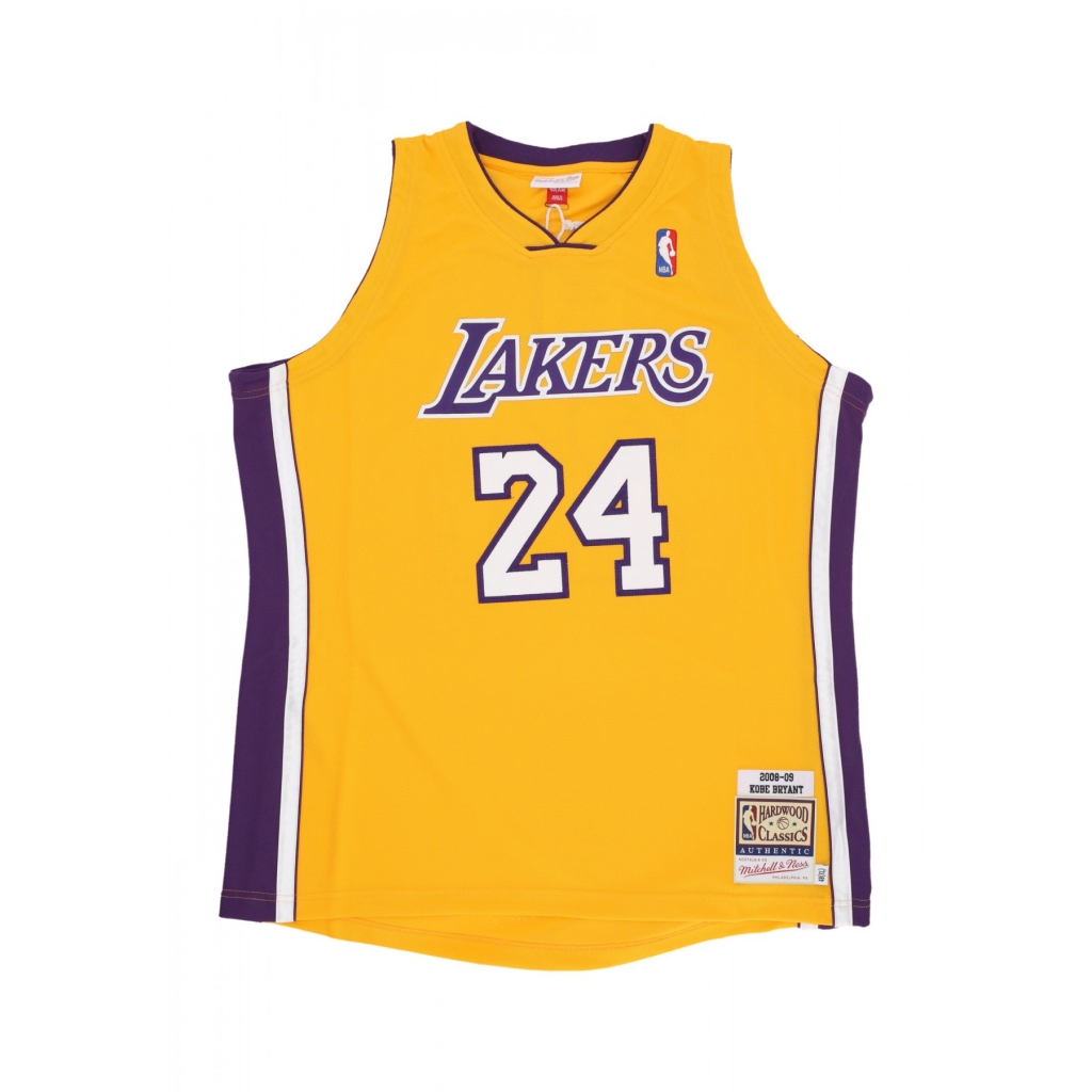 canotta basket uomo nba authentic jersey hardwood classics no24 kobe bryant 2008-09 loslak home ORIGINAL TEAM COLORS