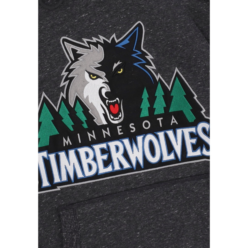 felpa cappuccio uomo nba snow washed fleece hoodie mintim ORIGINAL TEAM COLORS