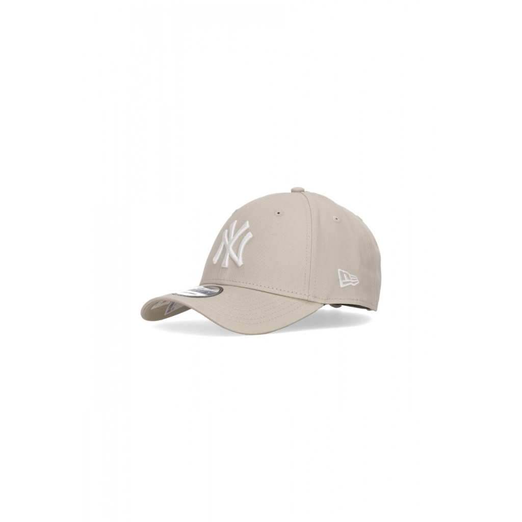 cappellino visiera curva uomo mlb league essential 940 neyyan STONE/WHITE
