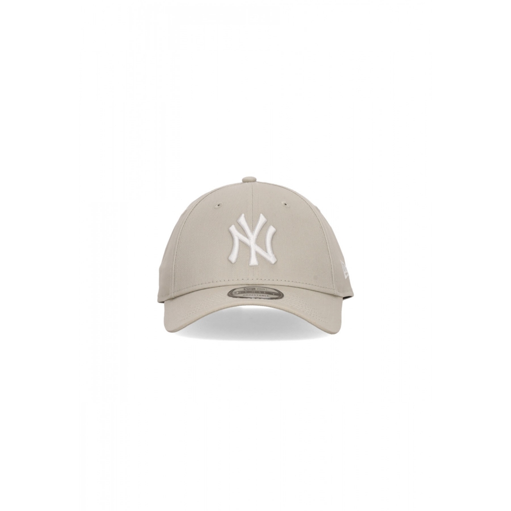 cappellino visiera curva uomo mlb league essential 940 neyyan STONE/WHITE