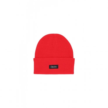 cappello uomo label beanie RED