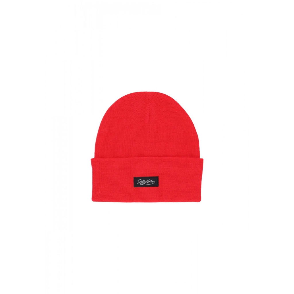 cappello uomo label beanie RED
