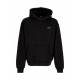 felpa cappuccio uomo asso di denari hoodie BLACK